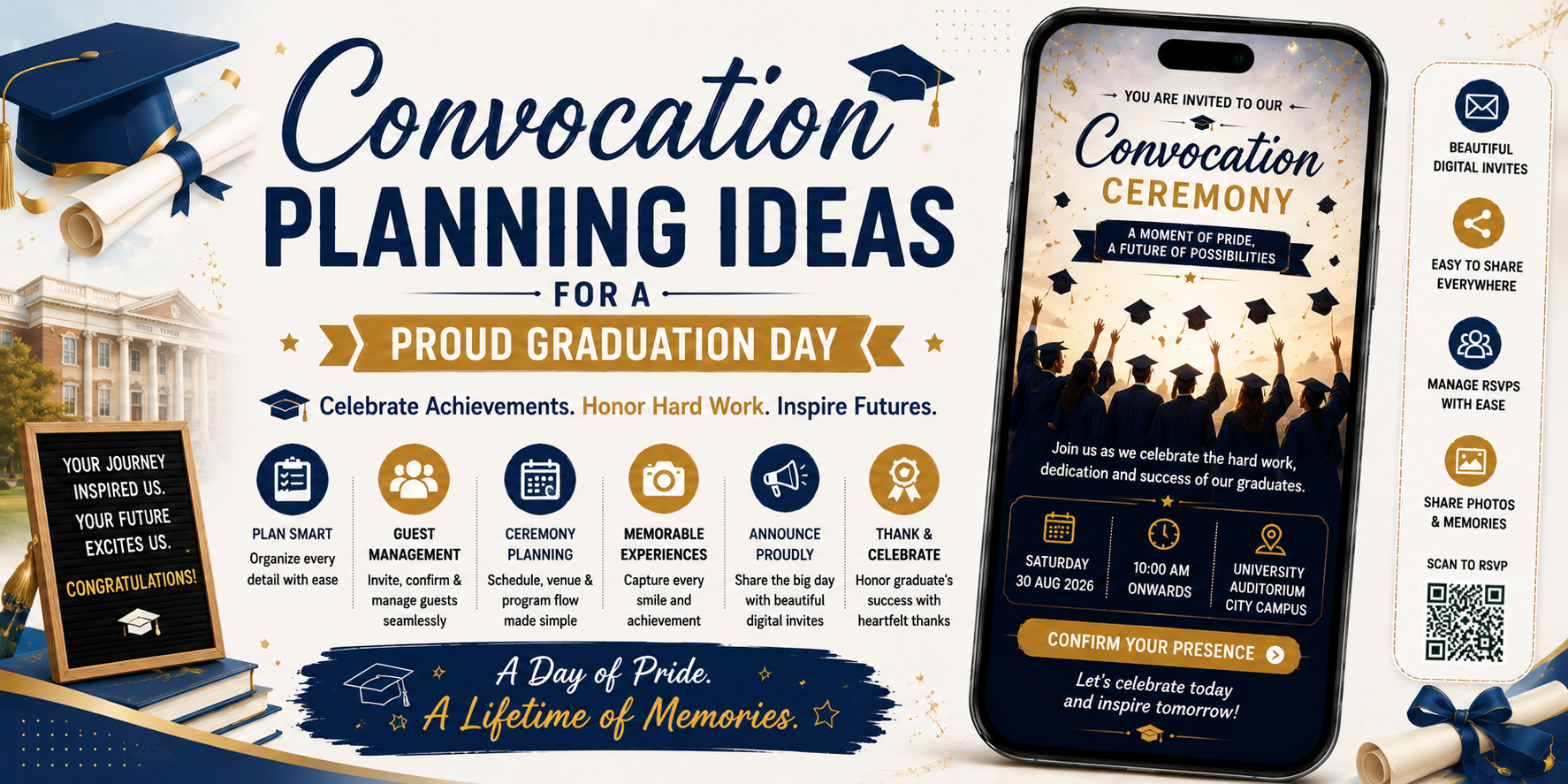 Graduates celebrating at a professionally organized convocation ceremony