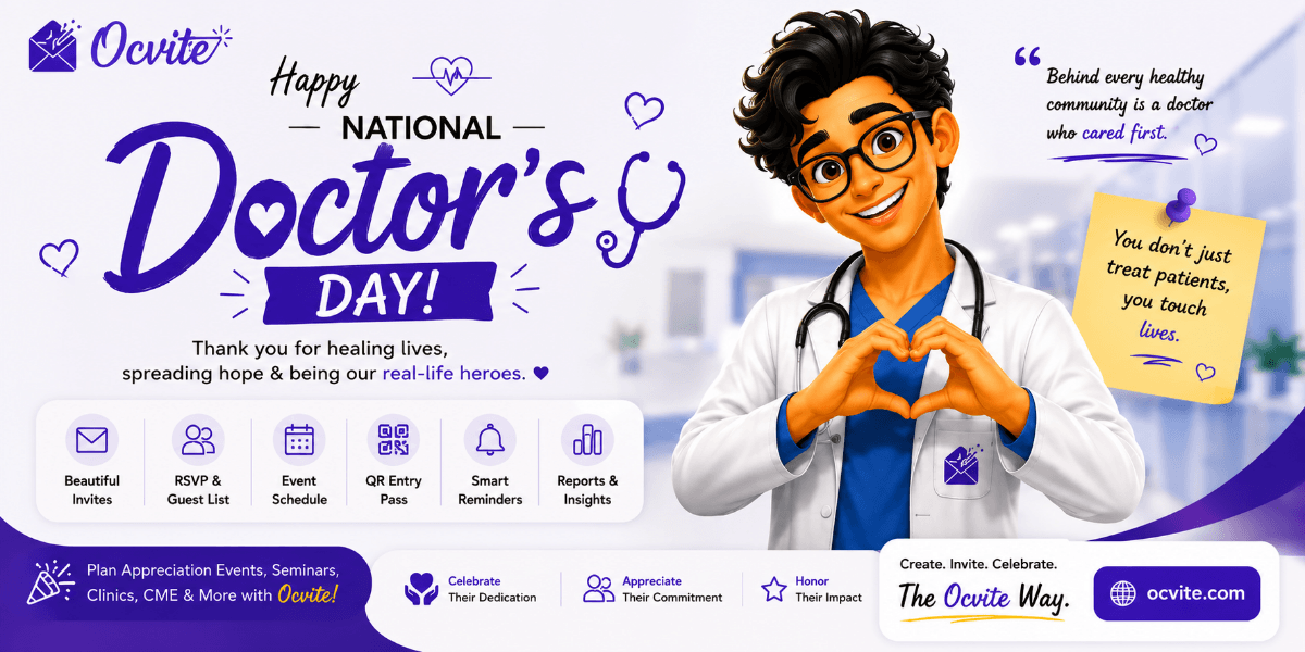 Doctors and healthcare professionals celebrating National Doctor's Day