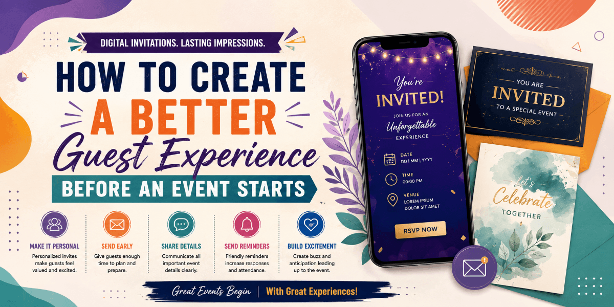 Guests receiving clear event information before attending an event