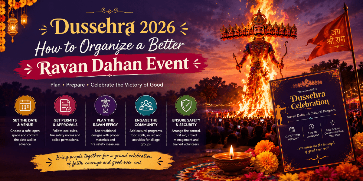 Dussehra 2026 Ravan Dahan community event invitation